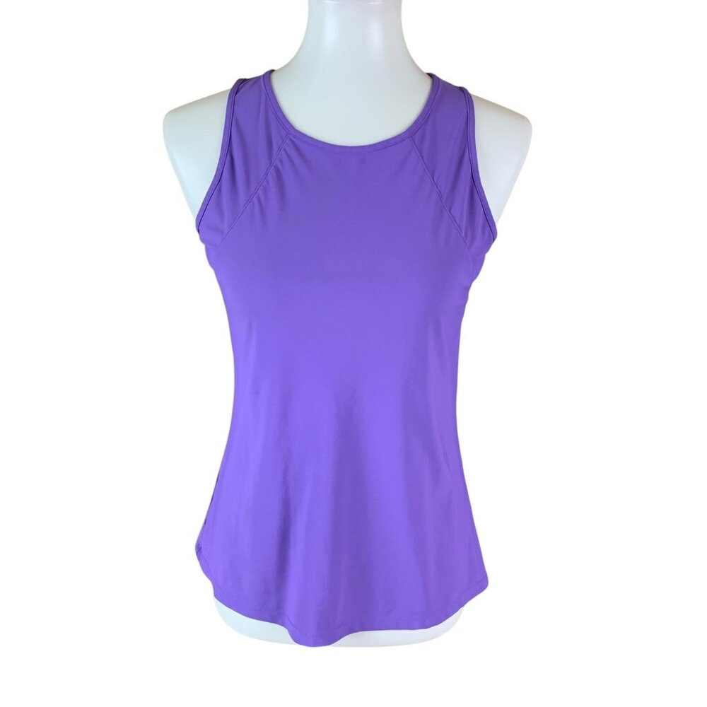 CVG‎ Purple Athletic Racerback Tank Top Stretchy Workout Gym Wear Small